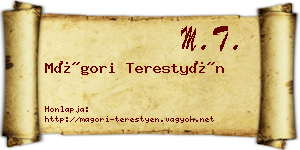 Mágori Terestyén névjegykártya